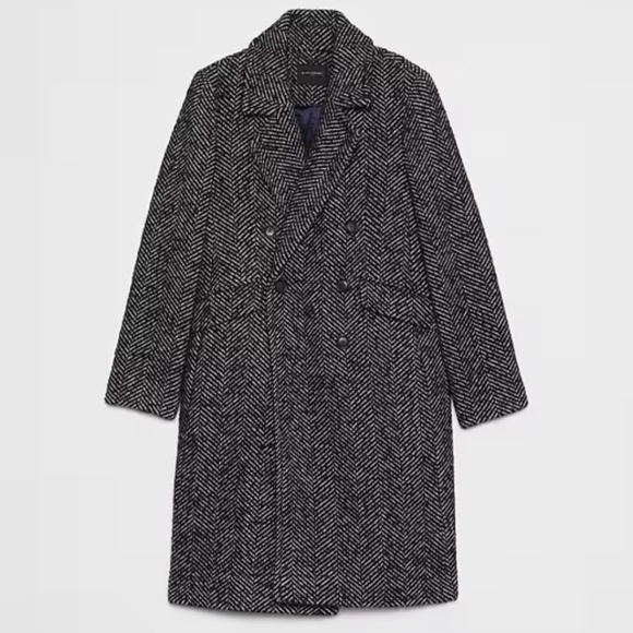 Timeless Topcoat - midnight herringbone (Small - petite) - Picture 1 of 7